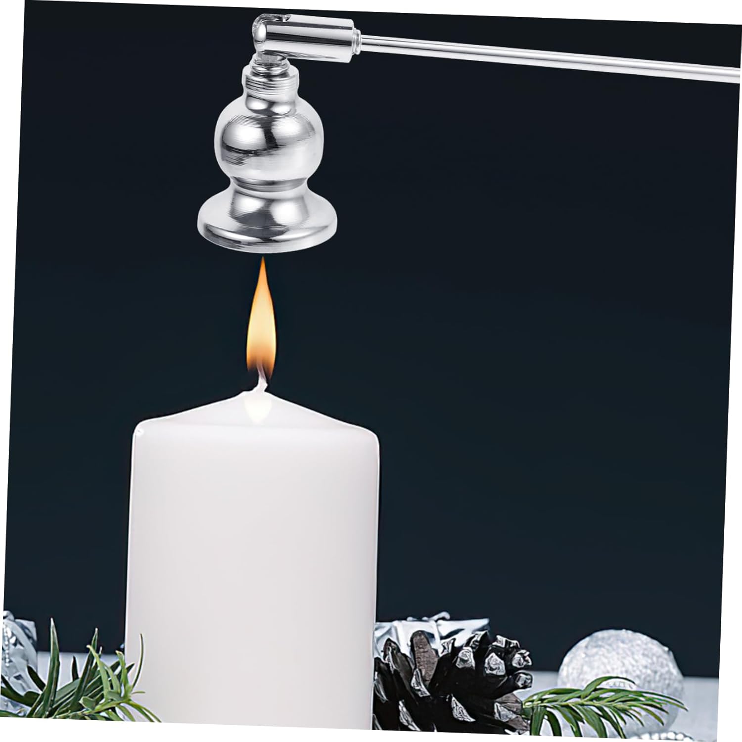 Elegant Bell Candle Snuffer Handle for Home and Dorm Use