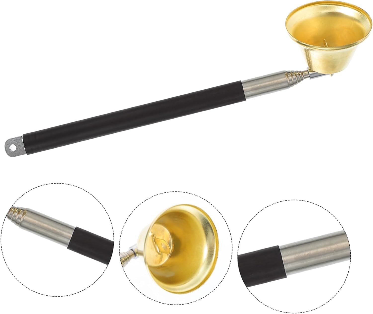 HOOTNEE 1pc Extendable Candle Snuffer Extinguisher for Home and Banquet Use