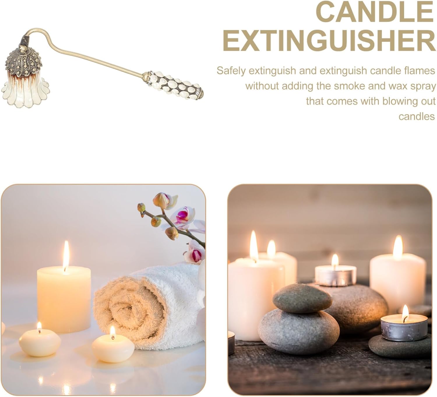 STOBAZA Candle Snuffer with Long Handle 1