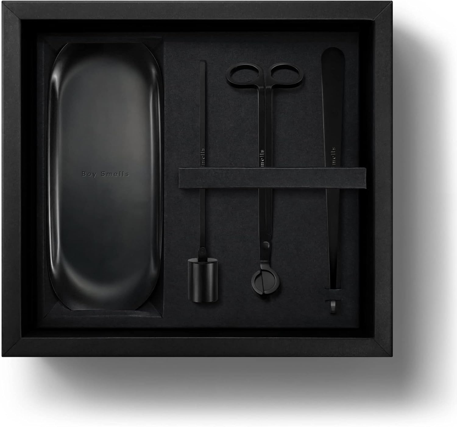 Boy Smells Candle Care Tool Set - 4 Piece Matte Black Set