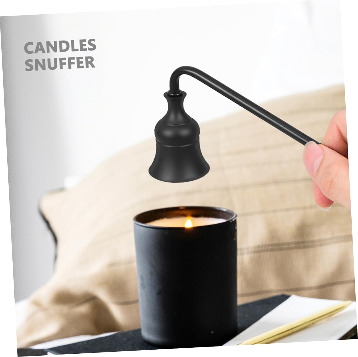 STOBAZA 3pcs Candle Snuffer Handle Extinguisher