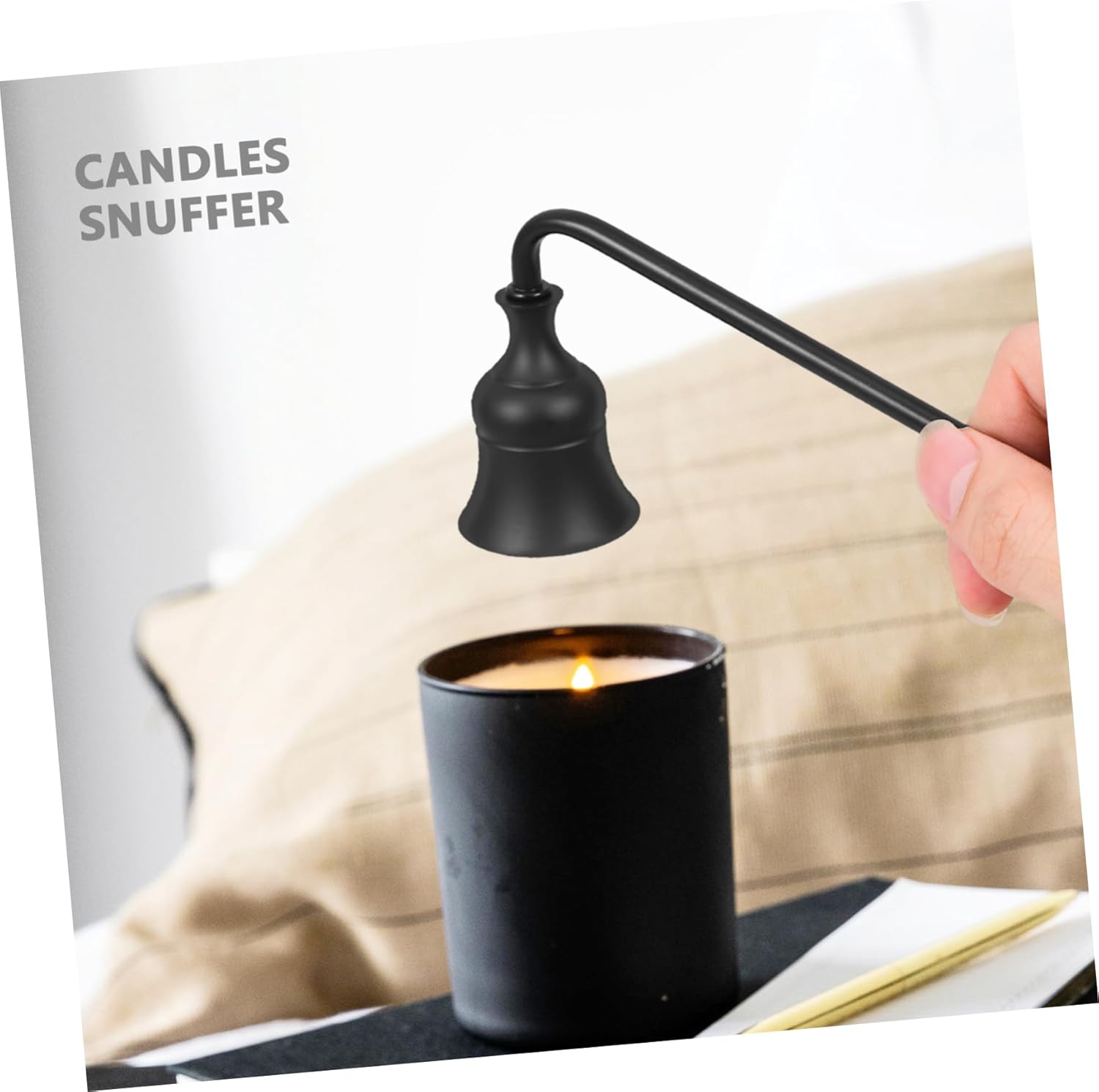 Happyyami Iron Candle Snuffer Extinguisher Tool