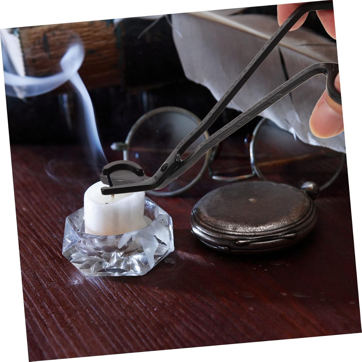 3pcs Stainless Steel Wick Trimmers for Candle Maintenance and Safety