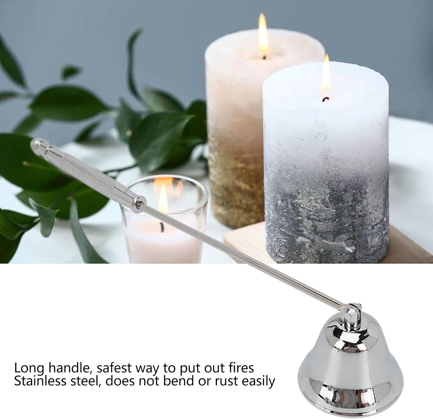 Wick Flame Snuffer Candle Snuffer with Comfortable Handle