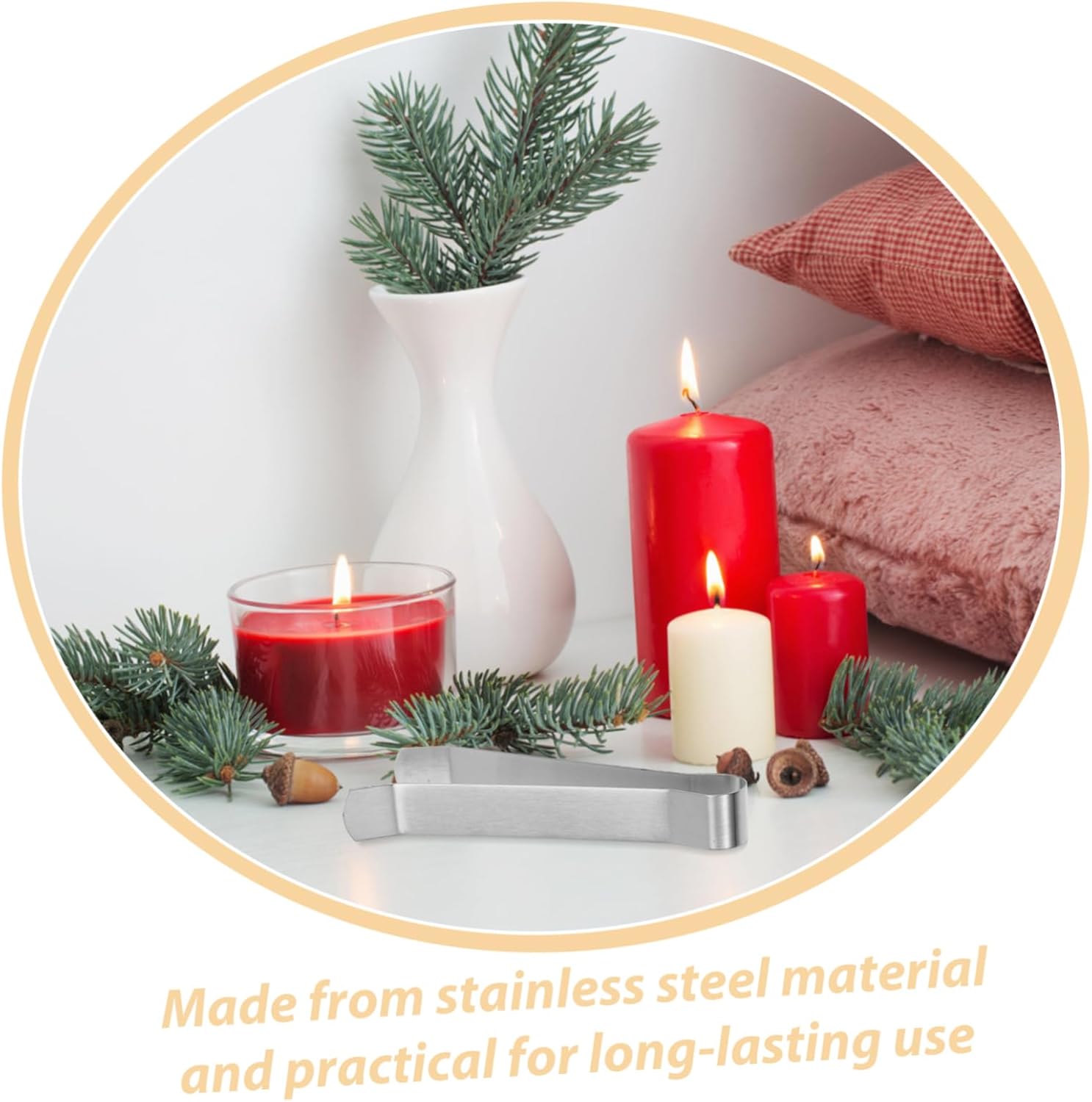 StobaZA 4pcs Stainless Steel Candle Accessories Set