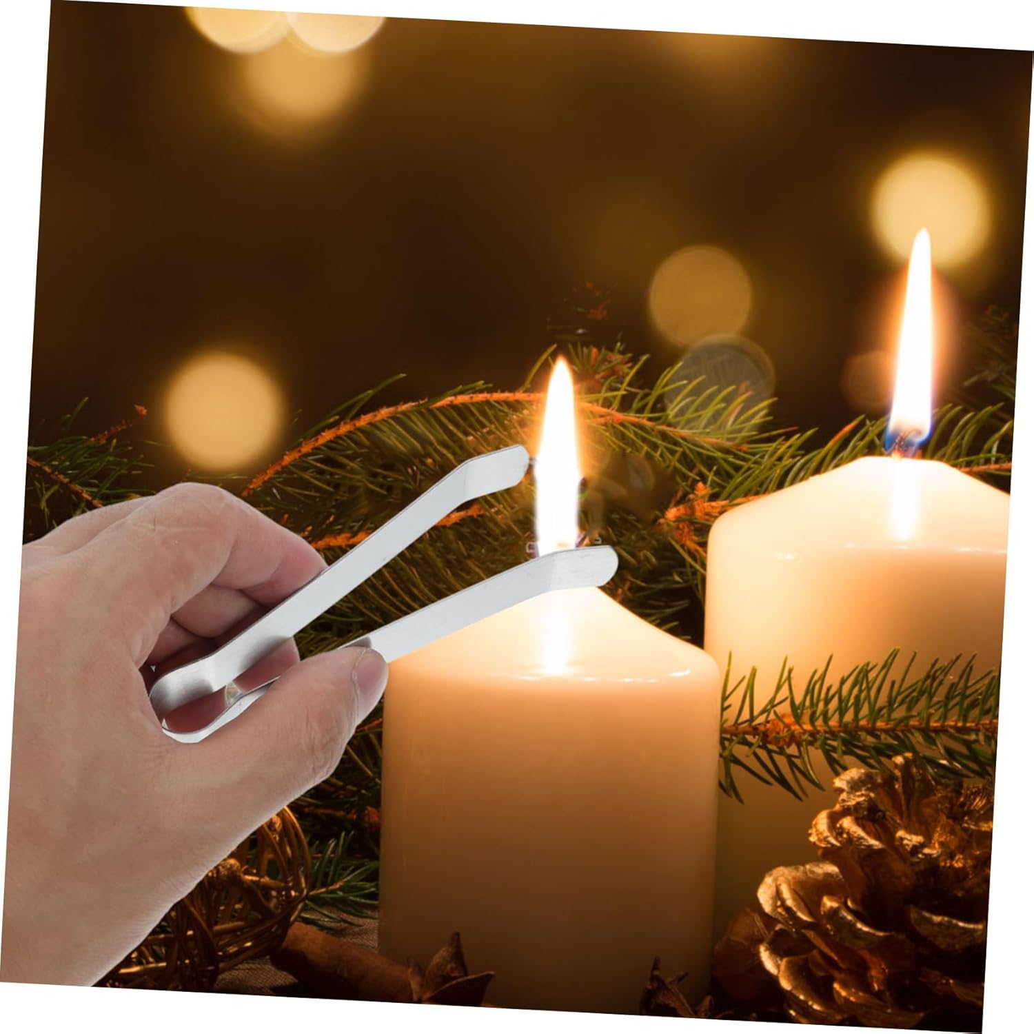 5Pcs Metal Wick Clamp Candle Snuffer Tool for Home Use