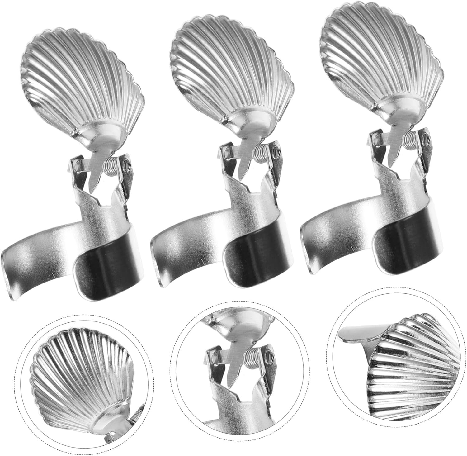 Happyyami Automatic Candle Snuffer Tool 4pcs Metal Wick Flame Extinguisher