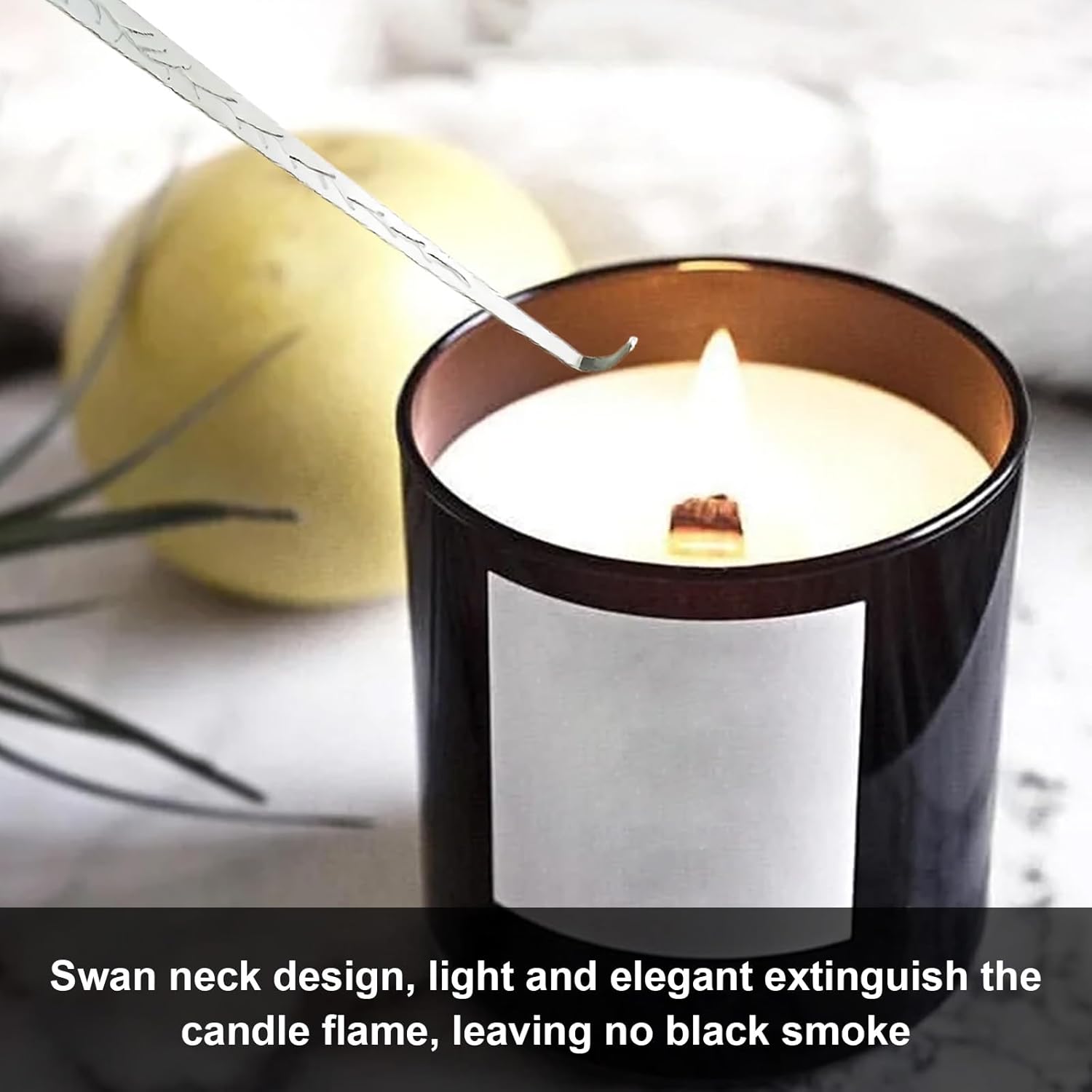 Set of 3 Candle Accessories - Snuffer Trimmer and Dipper