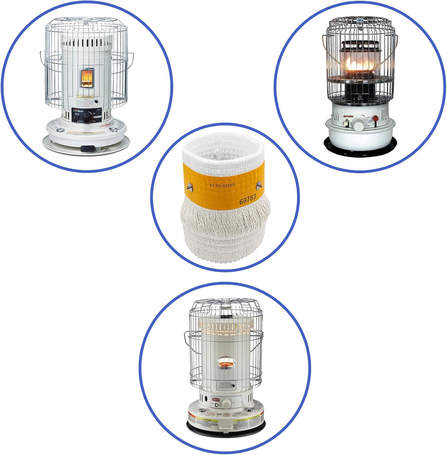 HAKATOP Kerosene Wick Replacement for Envirotemp RMC-95C Duraheat DH2300 DH2301