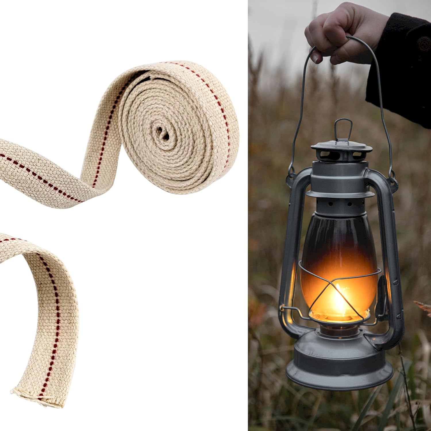 1 Roll Oil Lamp Wick 65 Feet 34 Inch Cotton