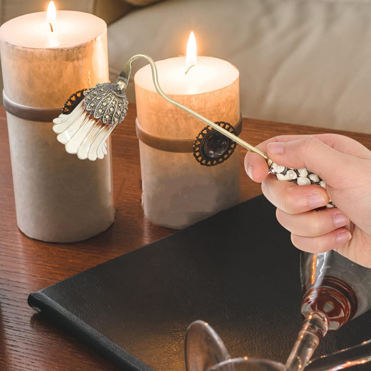 STOBAZA Candle Snuffer with Long Handle 1