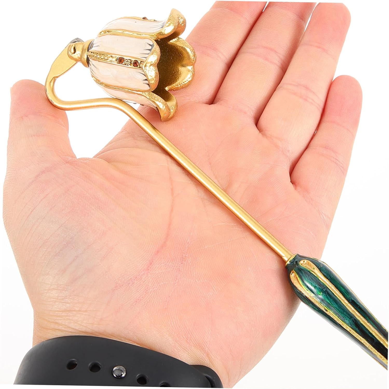 Zerodeko Candle Snuffer with Enamel Finish