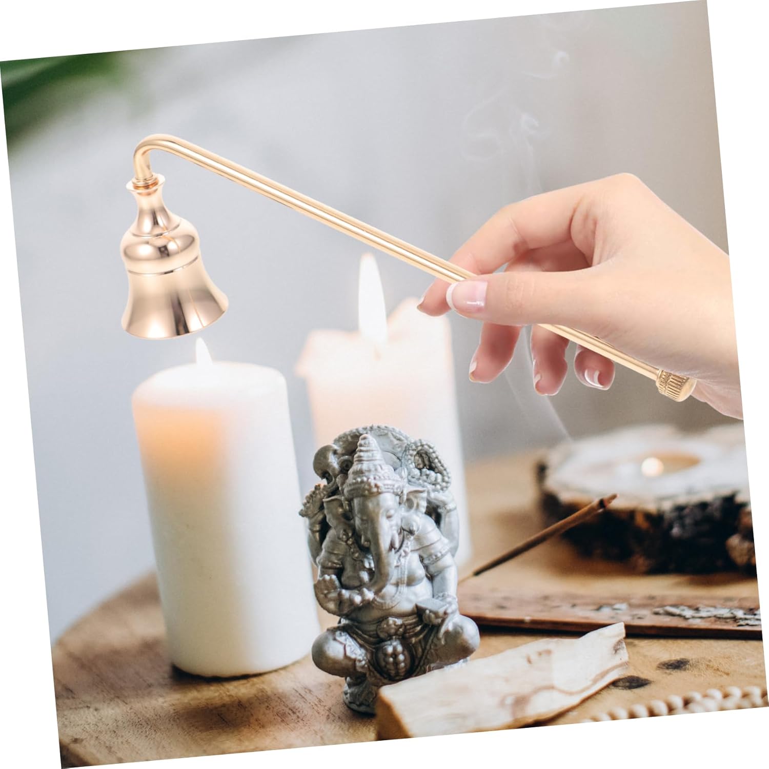 ERINGOGO Candle Snuffer Tool Metal Set Unique Design Safe To Use