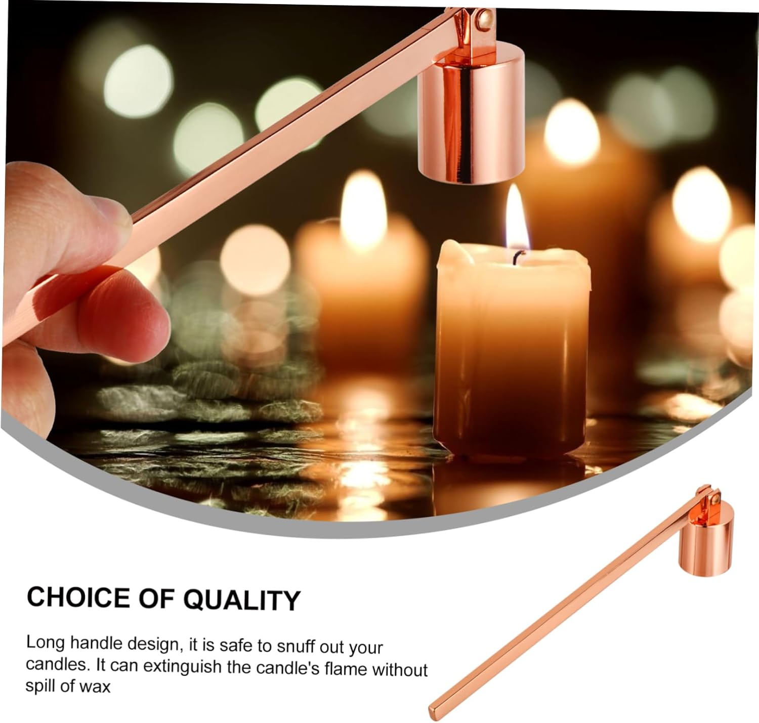 StoBazaa 3pcs Candle Snuffer Stainless Steel Set