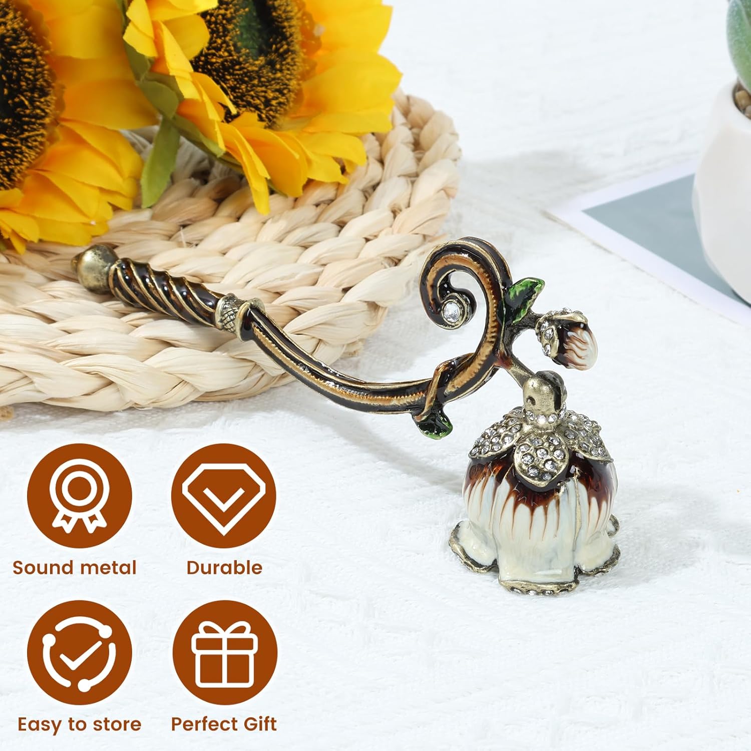 Elegant Candle Snuffer with Long Handle for Safe Extinguishing