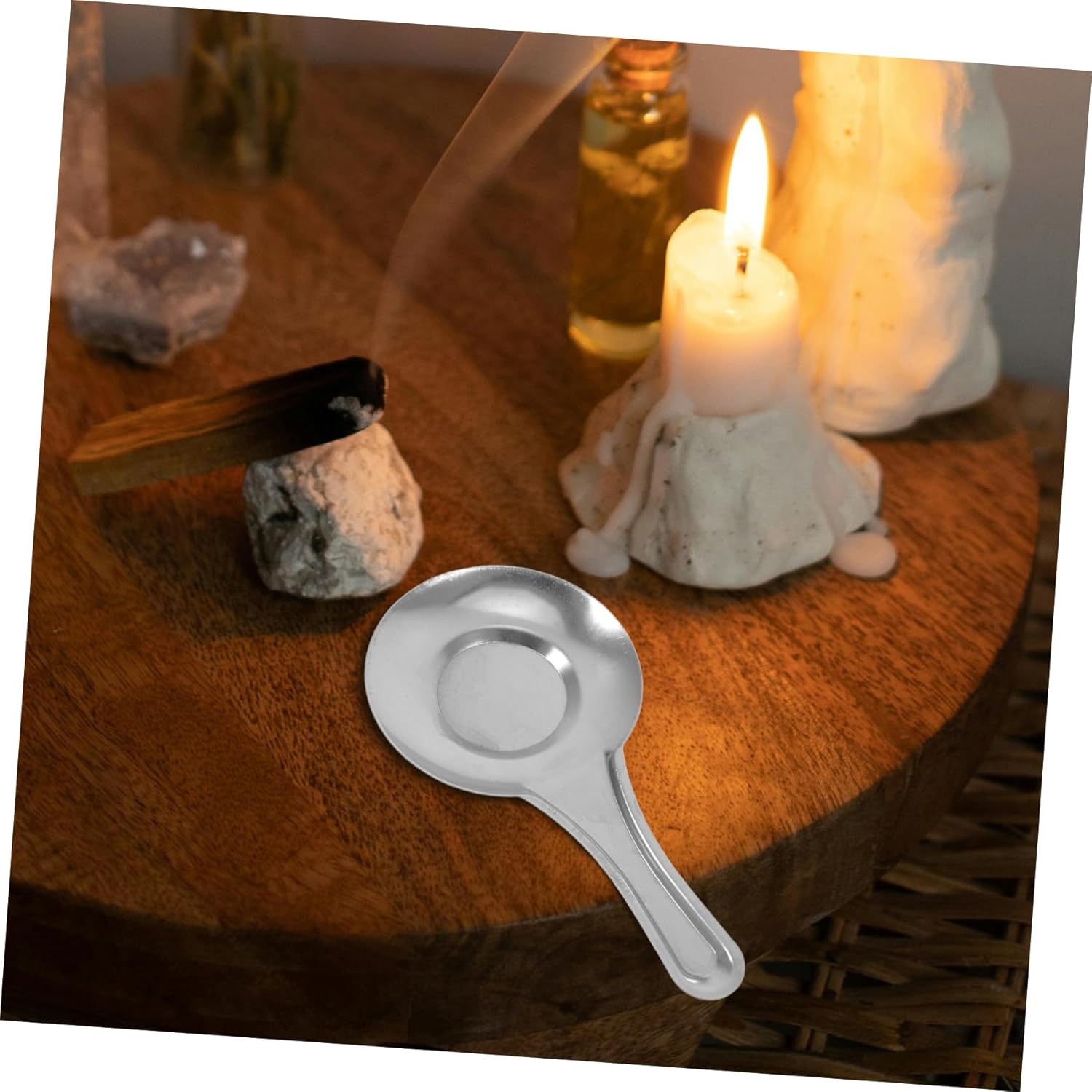 Ciieeo 5Pcs Stainless Steel Candle Snuffer with Long Handle