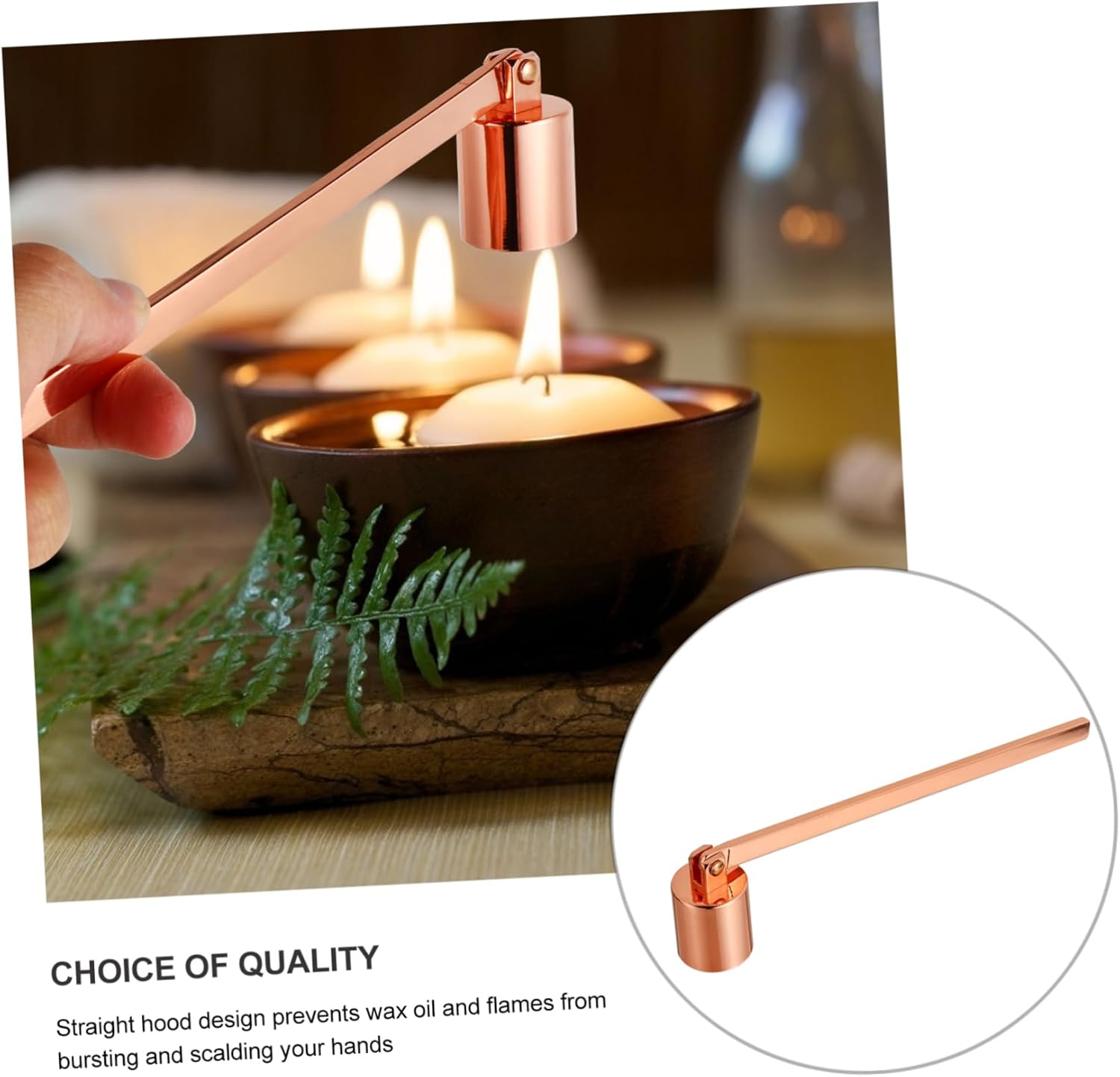 StoBaza 2pcs Candle Snuffer Flame Extinguisher Kit