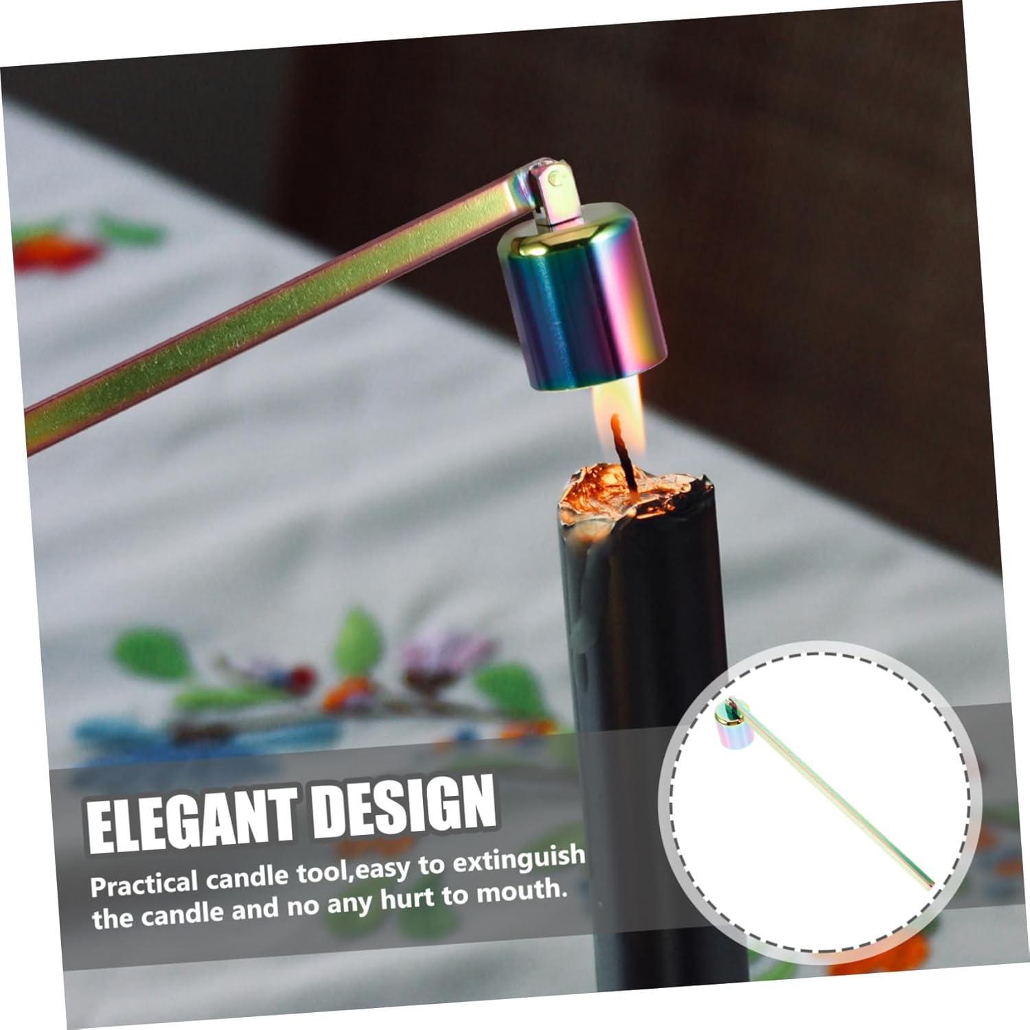 Reused Candle Snuffer Cap Flame Extinguisher Tool for Candles