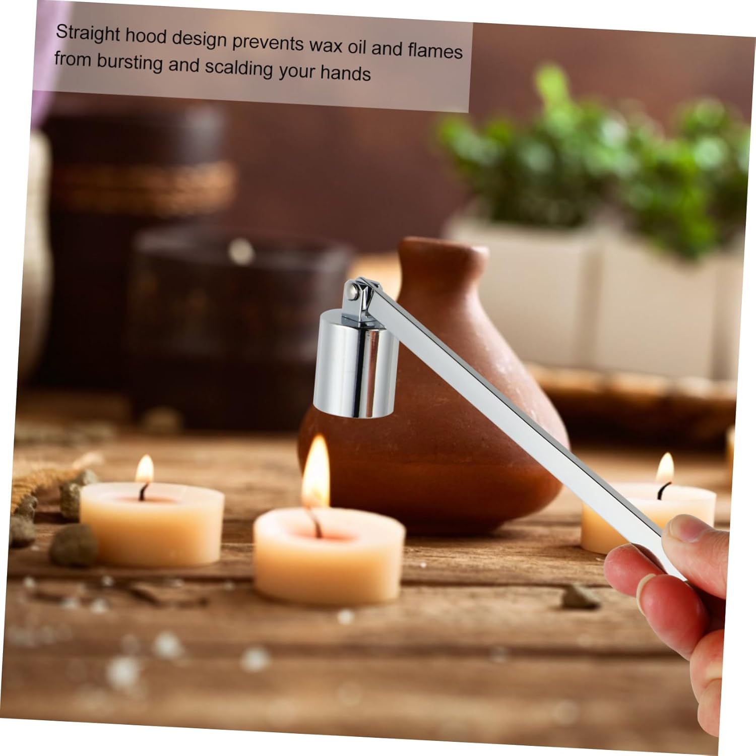 ERINGOGO Vintage Style Candle Snuffer Stainless Steel