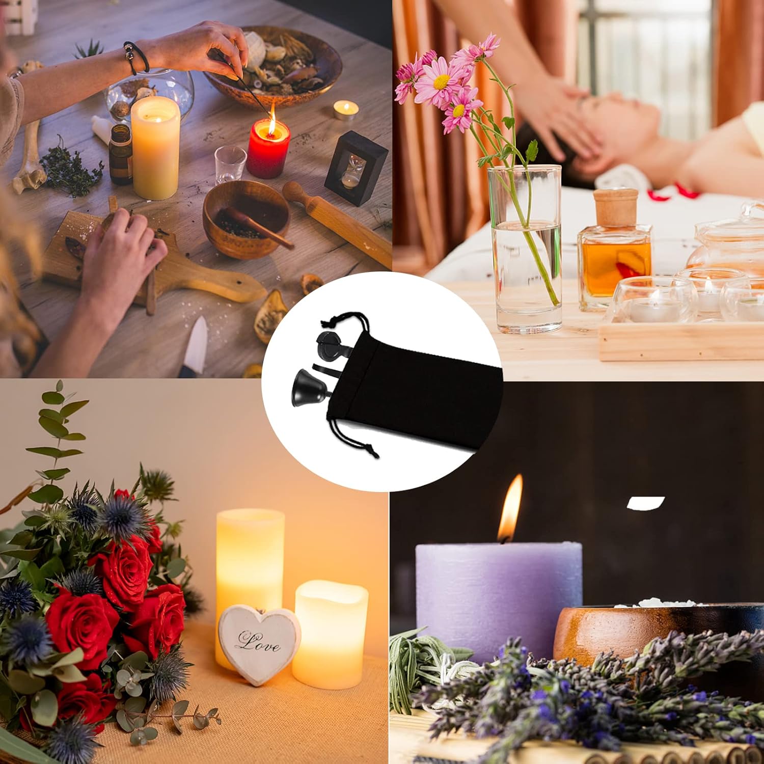 3 in 1 Candle Care Kit Stainless Steel Tools
