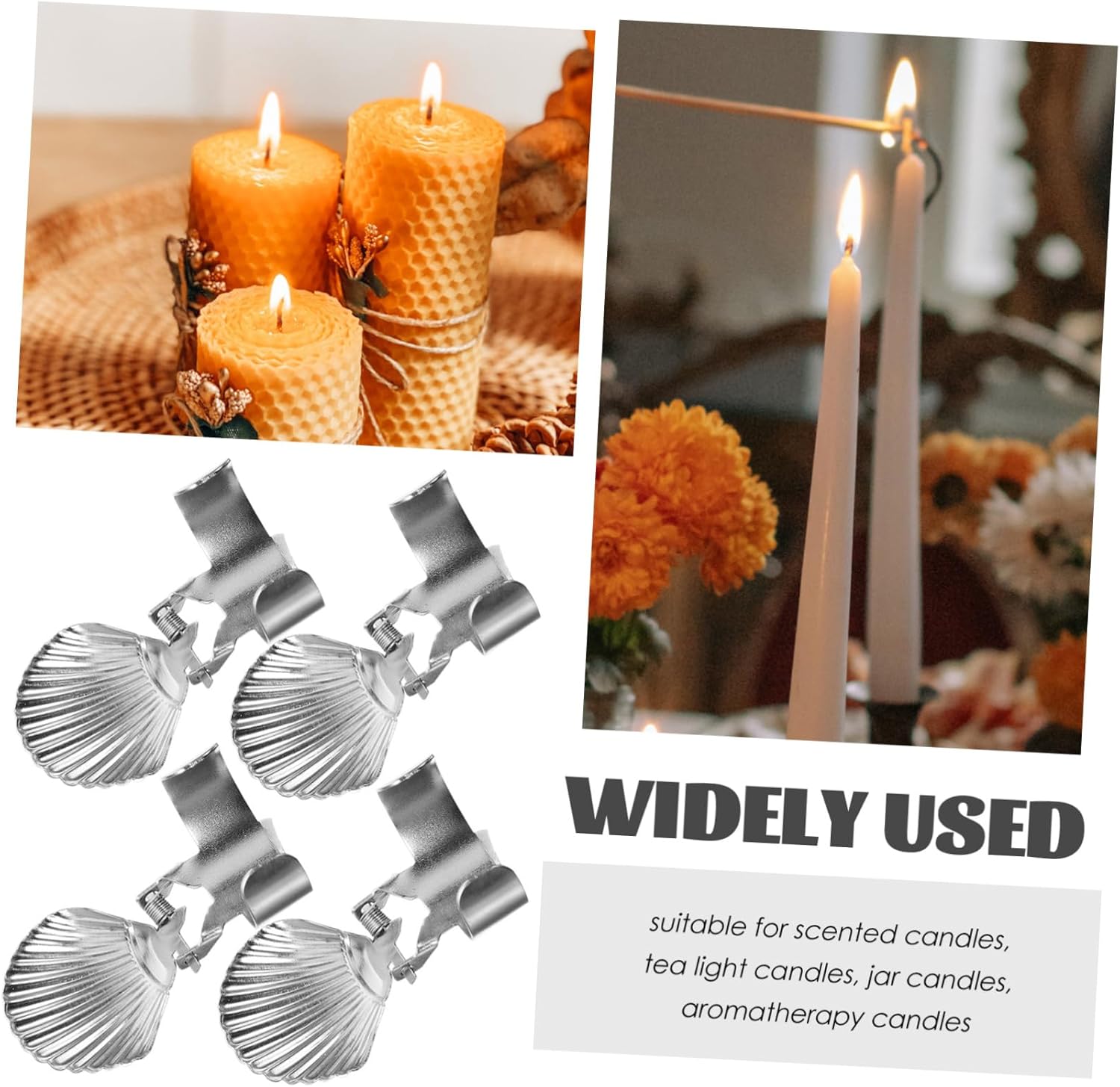 4pcs Candle Flame Extinguisher Automatic Wick Snuffer Home Safety Tool
