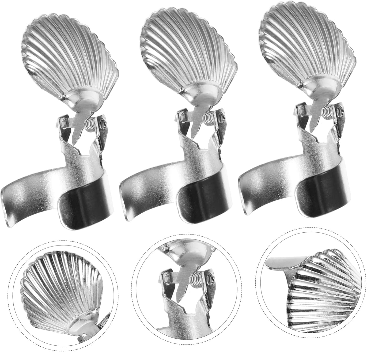 LIFKOME 4Pcs Metal Candle Snuffer Fire Extinguisher Tool