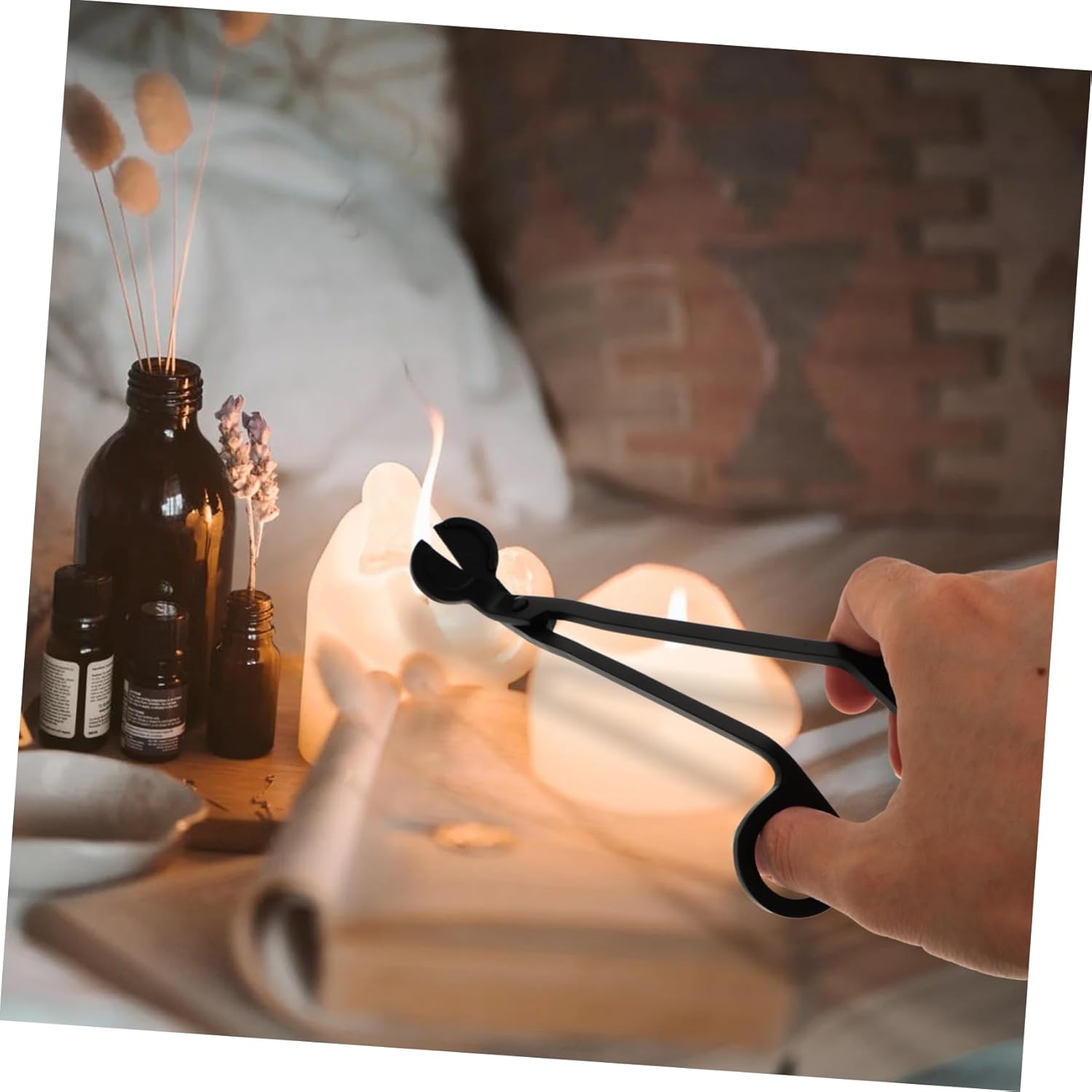 ERINGOGO Candle Wick Trimmer Set for Home Weddings Parties