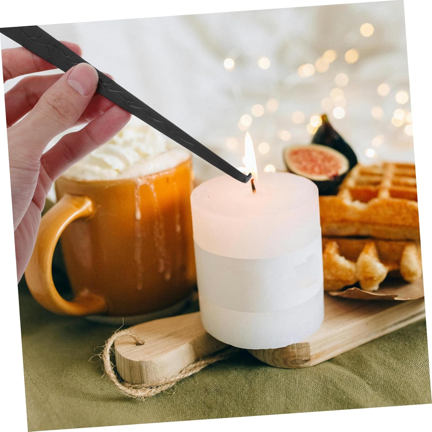 2pcs Stainless Steel Candle Wick Hooks for Safe Extinguishing