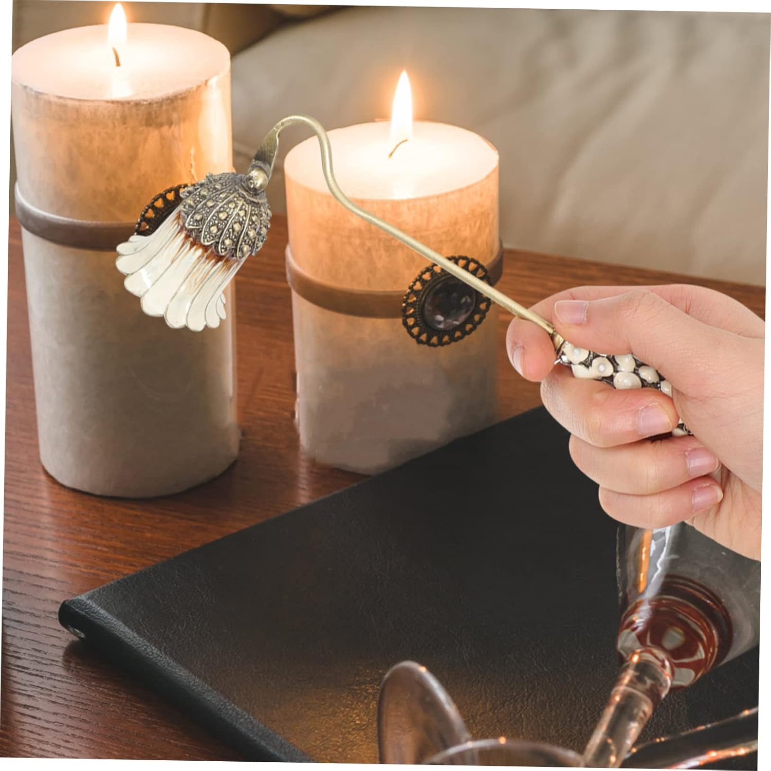 115G Metal Candle Snuffer for Tea Lights and Aromatherapy Candles