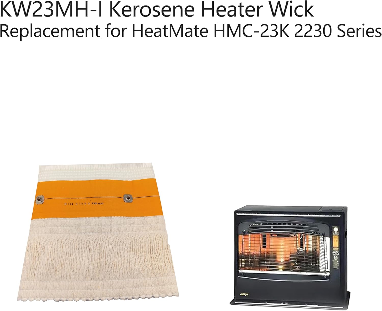 Yiaosua KW23MH-I Kerosene Heater Wick Replacement