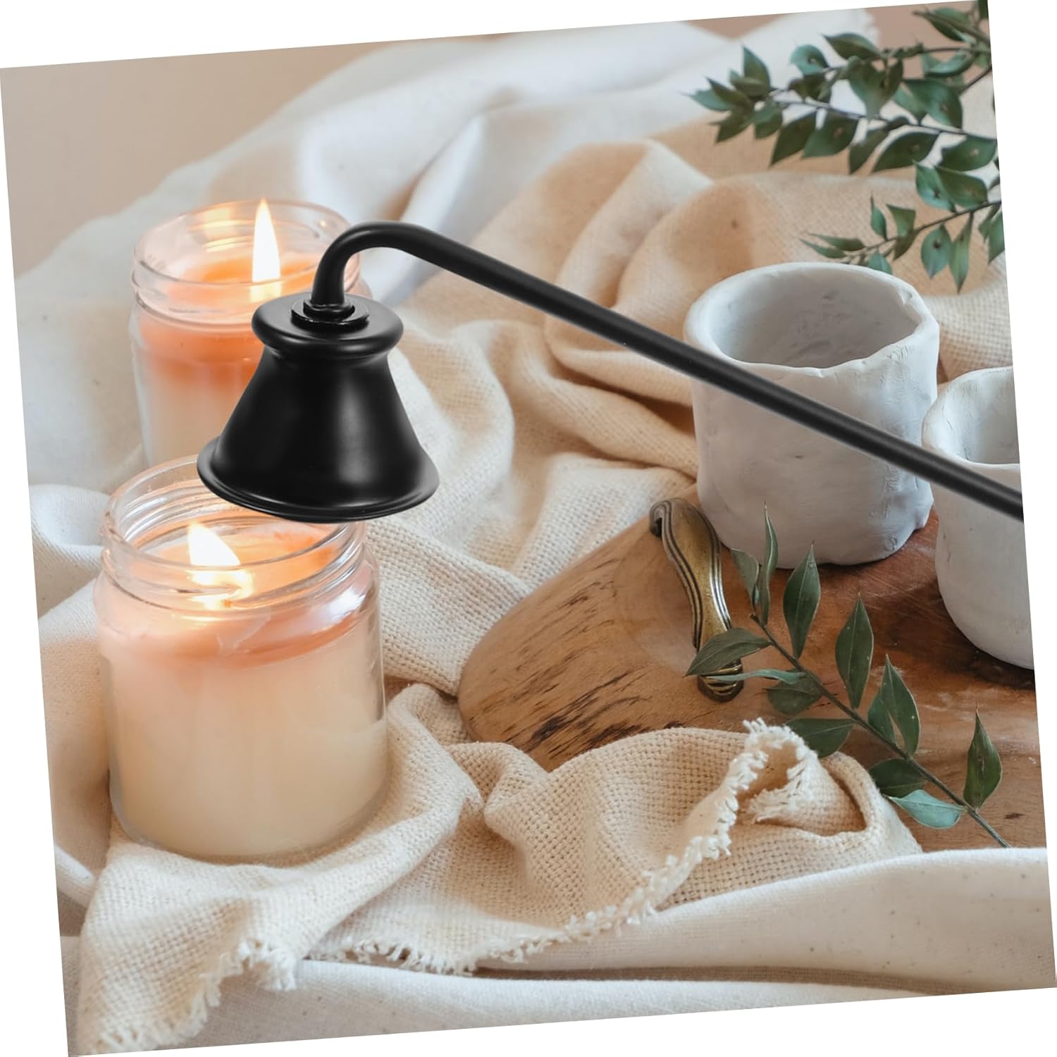 Happyyami Candle Snuffer Unique Design Safe Wick Extinguisher