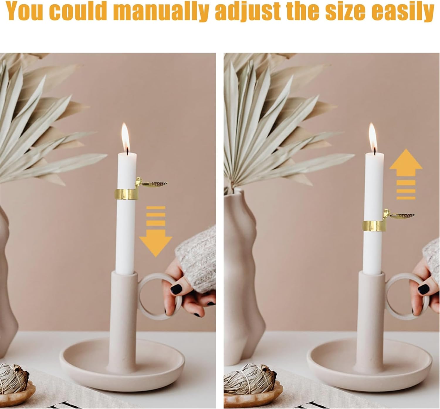 4Pcs Automatic Candle Snuffer with Timer and Safety Guard