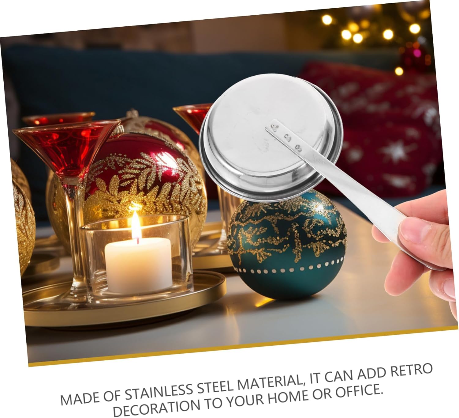 STOBAZA Stainless Steel Candle Snuffer with Long Handle