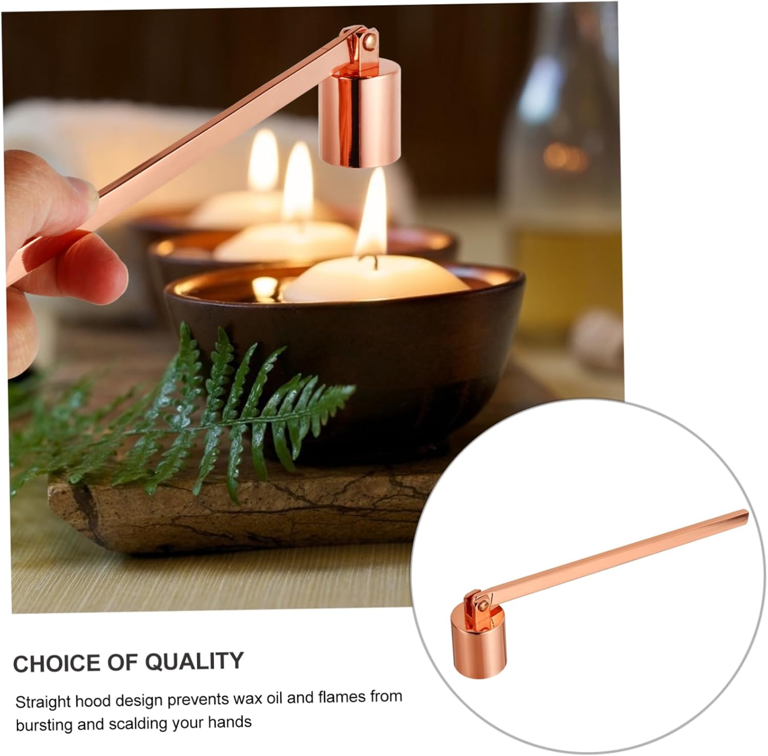 StoBazaa 3pcs Candle Snuffer Stainless Steel Set