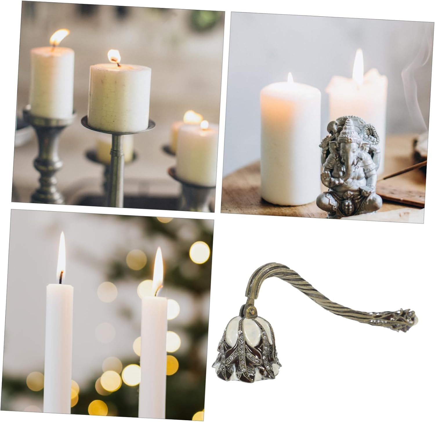 96g Candle Extinguisher with Rhinestone Trim