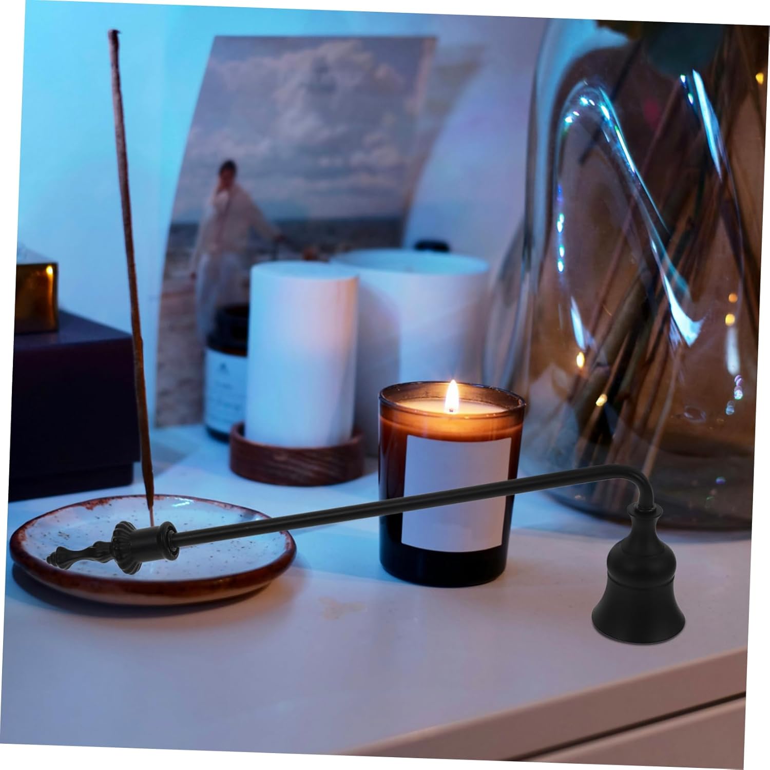 Happyyami Vintage Candle Snuffer Aluminum Wick Trimmer