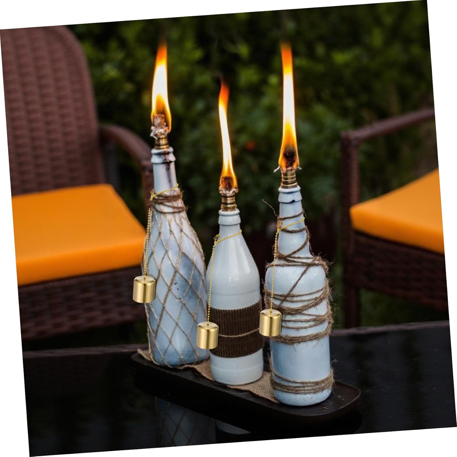 Zerodeko 2pcs Brass Candle Snuffer Reusable Fire Extinguisher