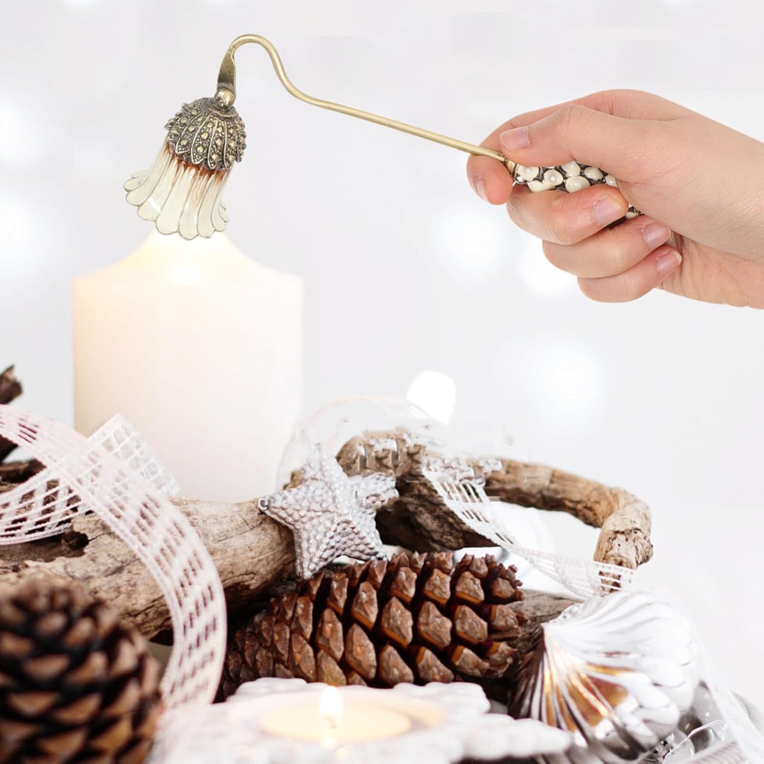STOBAZA Candle Snuffer with Long Handle 1