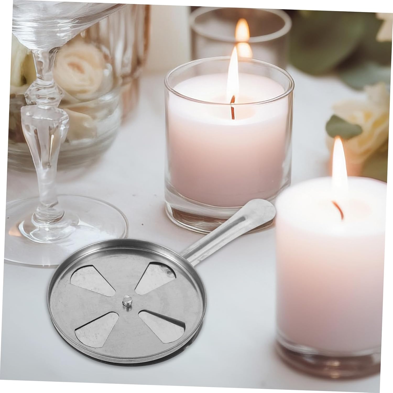 Stainless Steel Adjustable Candle Snuffer Handle for Fire Safety