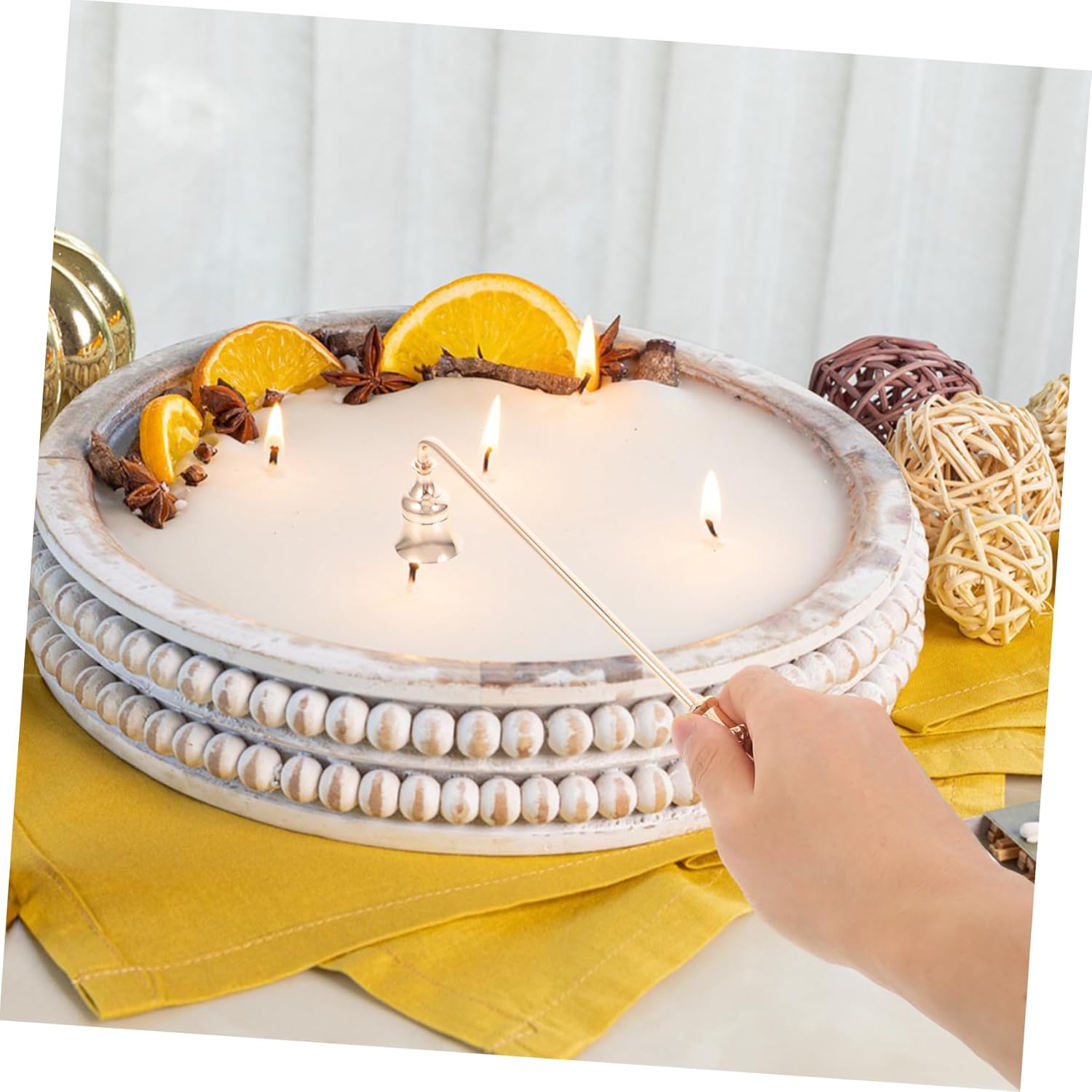 3pcs Candle Making Supplies Snuffer Tool for Birthday Decor