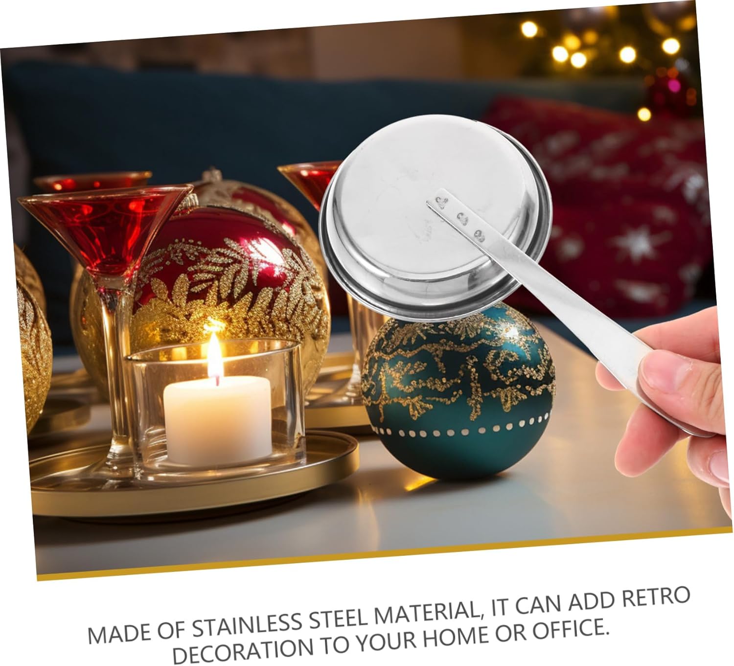 Zerodeko Candle Snuffer Stainless Steel Extinguisher