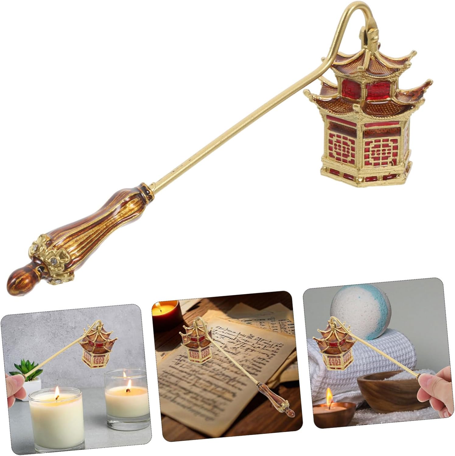 RORPOIR Candle Snuffer Long Handle Flame Extinguisher