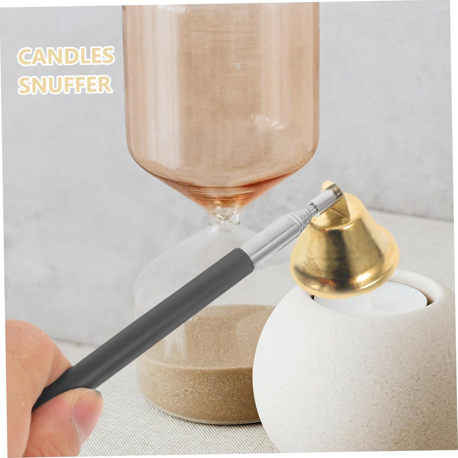 ERINGOGO Flame Snuffer Candle Wick Trimmer for Parties Events