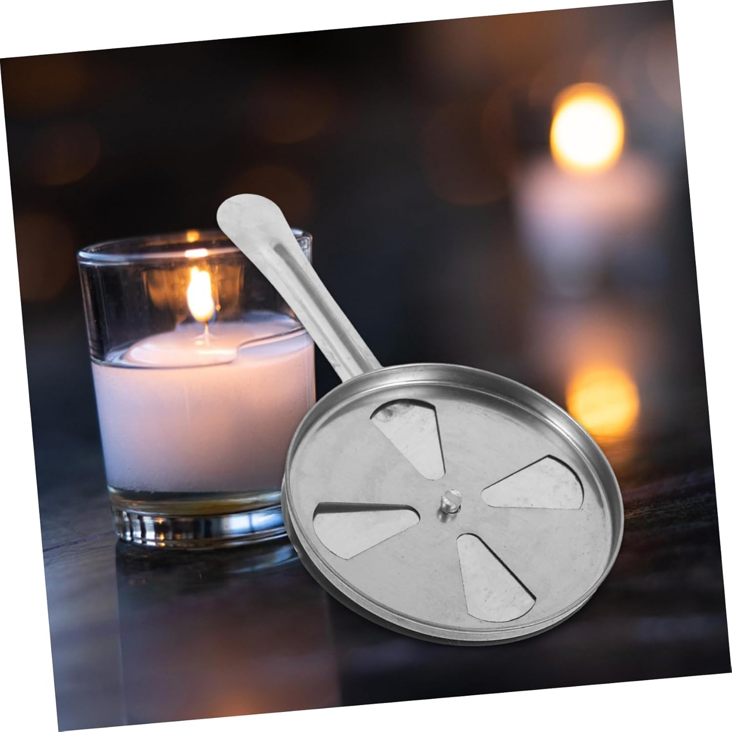 Adjustable Stainless Steel Candle Snuffer Cover for Aroma Lamps and Oil Lamps