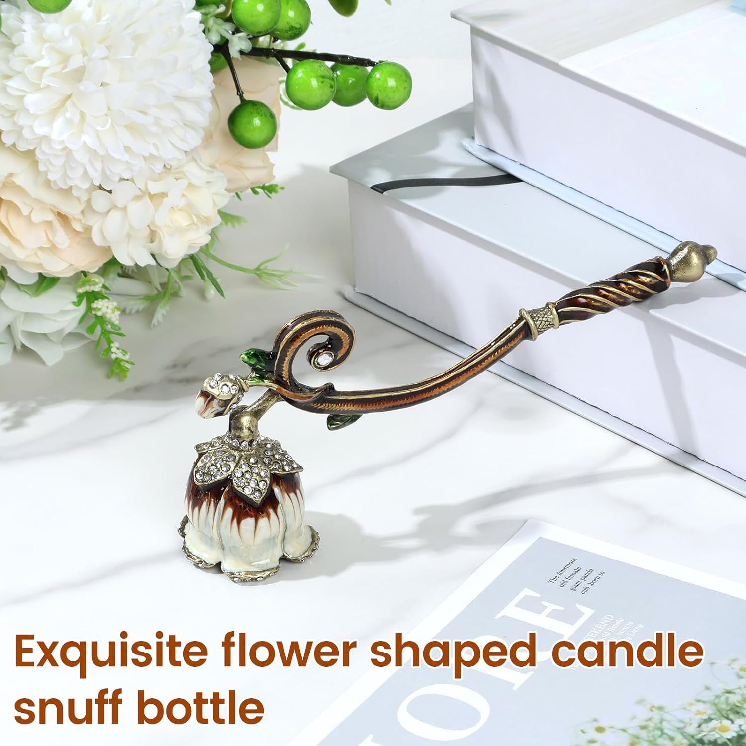 Elegant Candle Snuffer with Long Handle for Safe Extinguishing