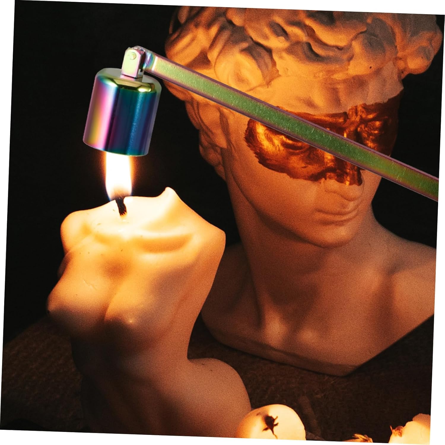 ERINGOGO Tealight Candle Snuffer Tool for Safe Wick Extinguishing