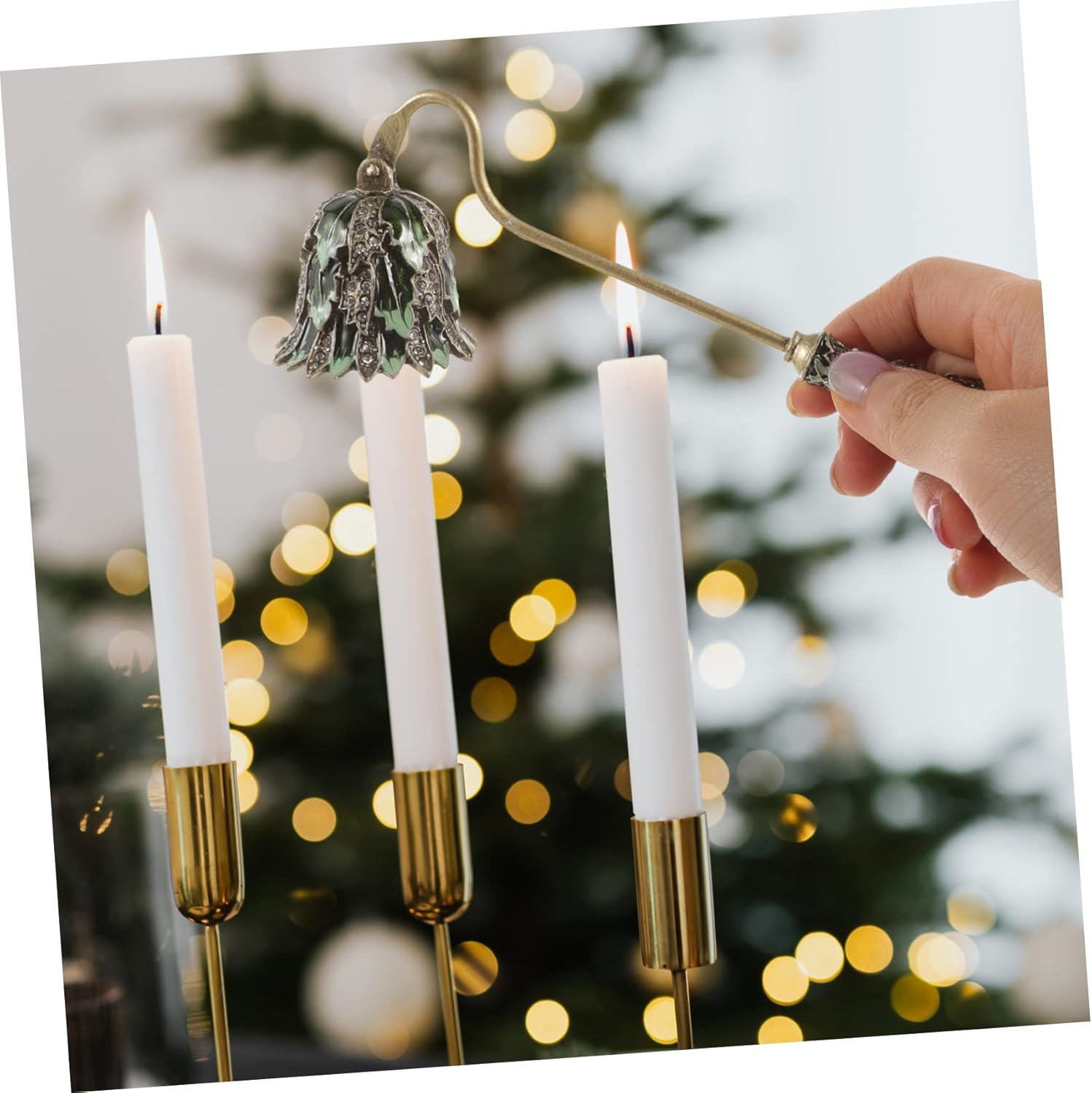 Happyyami Candle Wick Snuffer with Long Handle