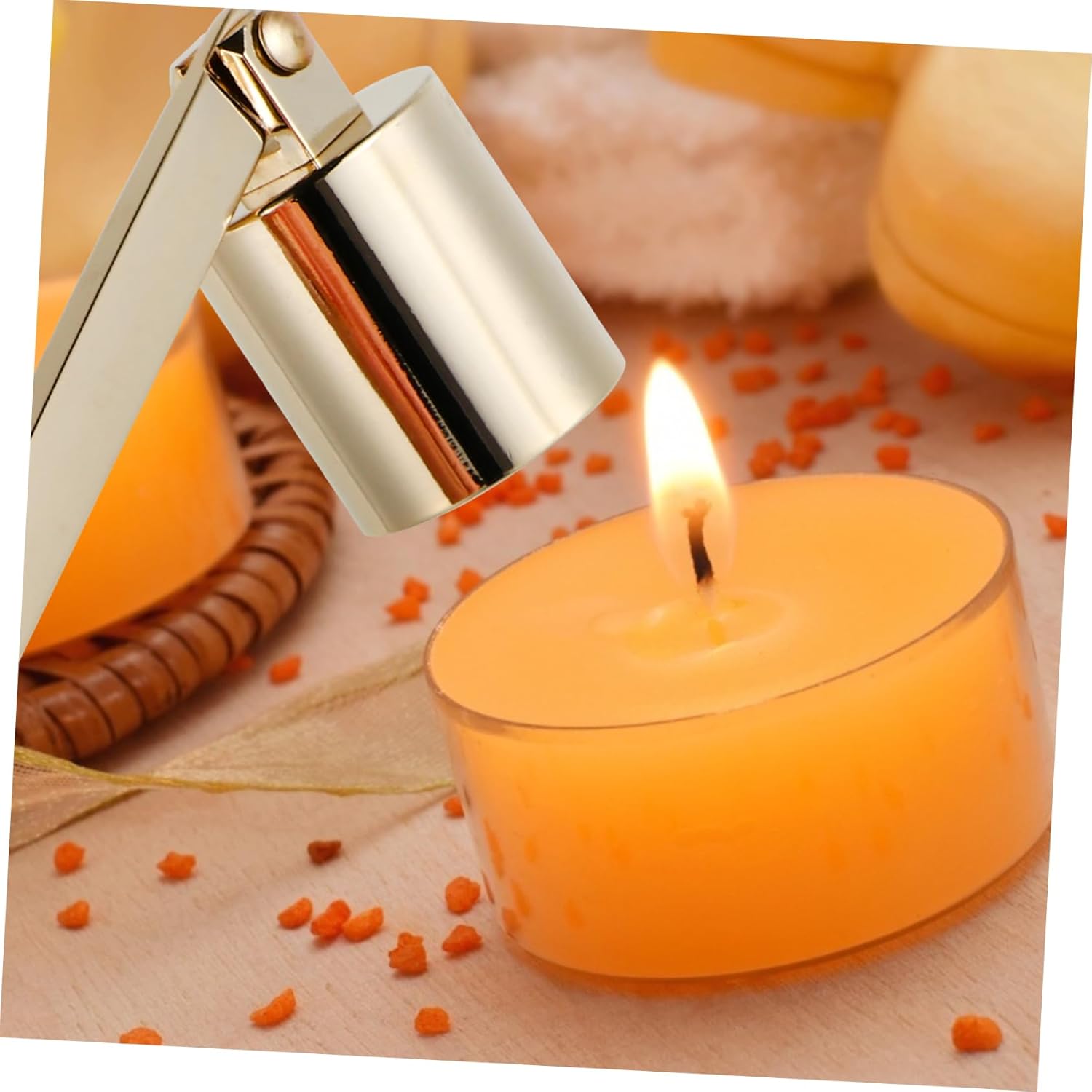 3pcs Stainless Steel Candle Snuffer with Long Handle