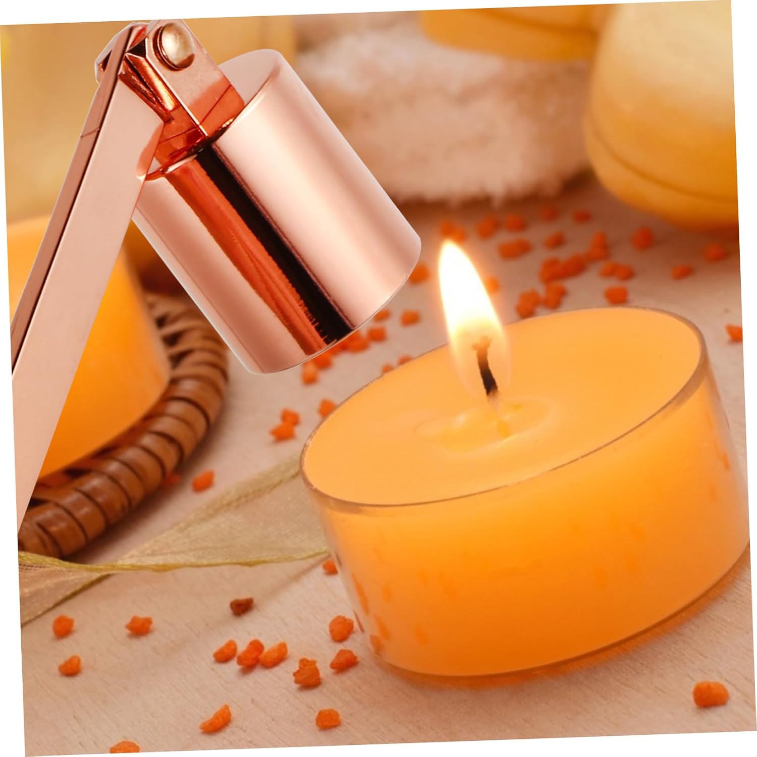 1Pc Candle Snuffer with Long Handle for Safe Extinguishing