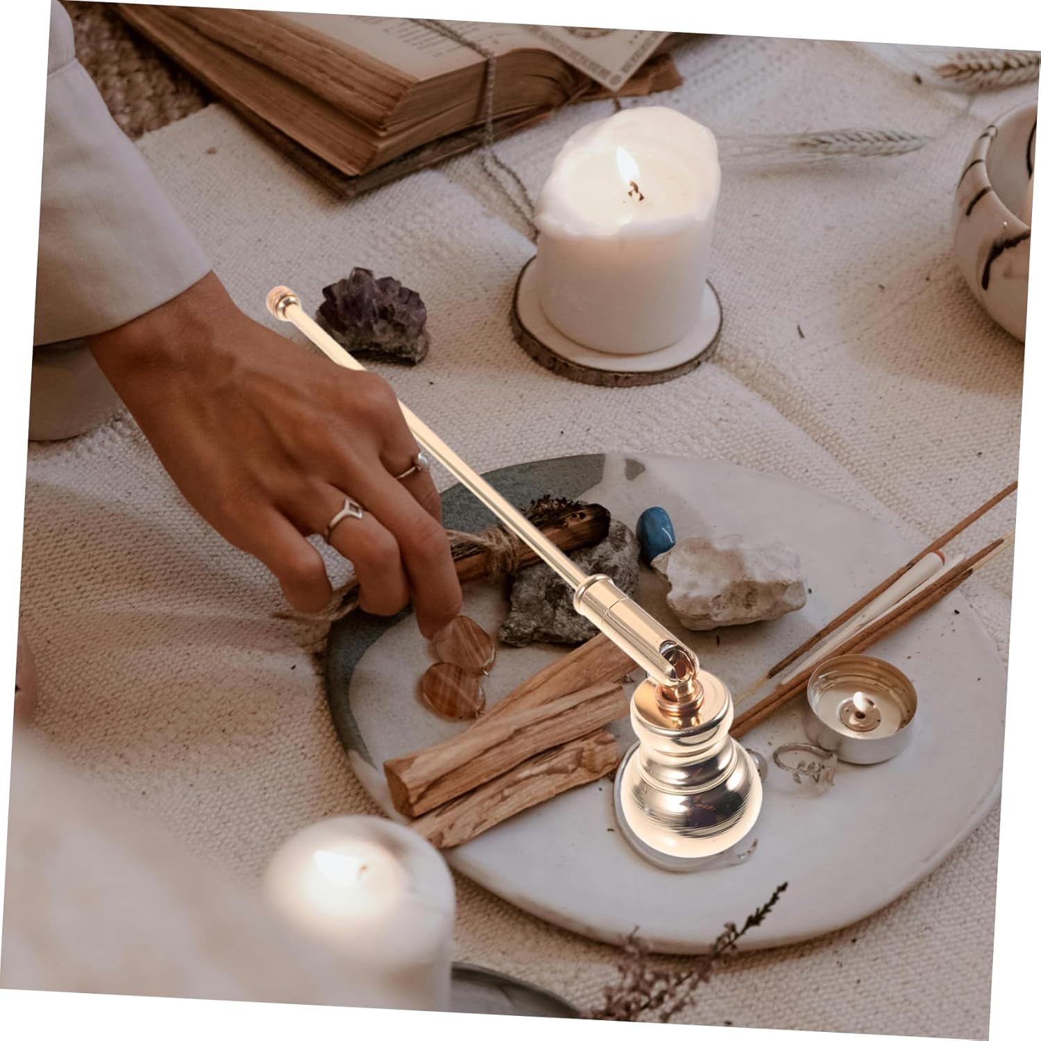 Candle Extinguisher Snuffer Tool with Gourd Design for Home Use